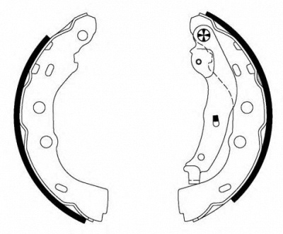 HELLA PAGID 8db355000451 -  Комплект тормозных колодок